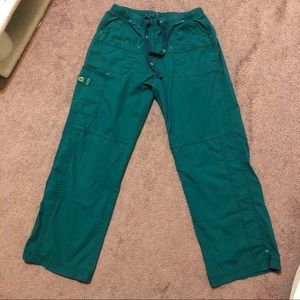 WonderFlex Hunter Green Scrub Pants